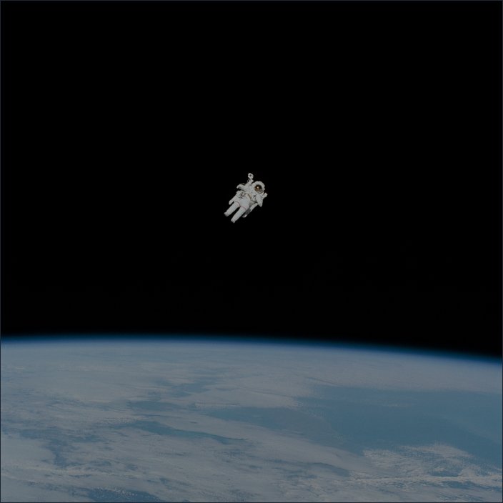 Astronaut in space